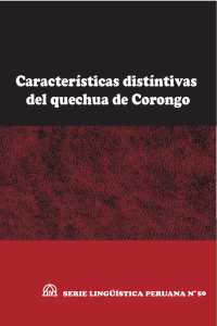 Características distíntivas del quechua de Corogo