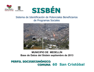 Perfil SISBÉN Corrg 60_Sept_2013