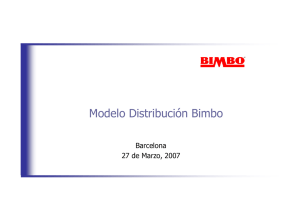 Modelo Distribución Bimbo