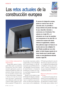 Los retos actuales de la construcción europea