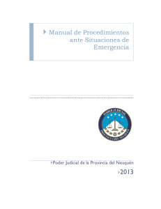 Manual de Procedimiento ante Situaciones de Emergencia