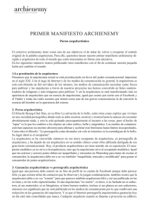 PRIMER MANIFIESTO ARCHIENEMY