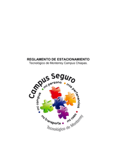 reglamento de estacionamiento - Campus Chiapas
