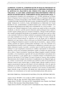 ALIMENTOS. CUANDO EL ACREEDOR MAYOR DE EDAD HA