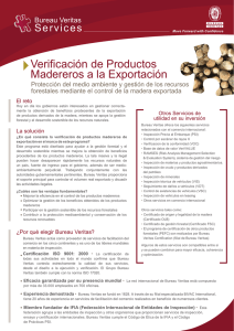 Verificación de Productos Madereros a la Exportación
