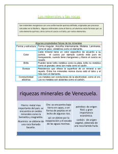 riquezas minerales de Venezuela.