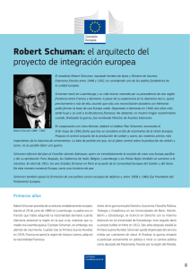 Robert Schuman: el arquitecto del proyecto de integración europea