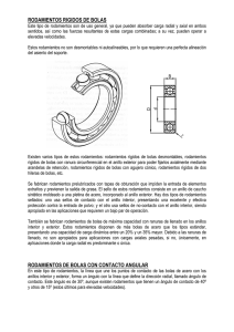 rodamientos rigidos de bolas rodamientos de bolas con contacto