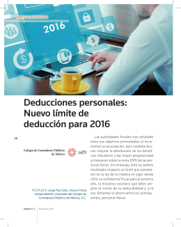 Deducciones Personales Nuevo Lmite De Deduccin Para 2016 | actividades econ 243 micas en estimaci 243 n objetiva Deducciones Personales Nuevo Lmite De Deduccin Para 2016 | actividades econ 243 micas en estimaci 243 n objetiva