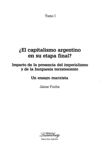 Tomo I iEl capitalismo argentino en su etapa final? Impacto