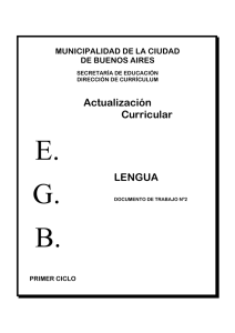Actualización Curricular LENGUA