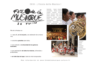 Descargar una presentación de la Fête de la Musique por el mundo