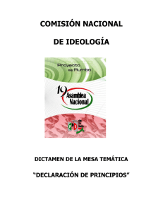 COMISIÓN NACIONAL DE IDEOLOGÍA