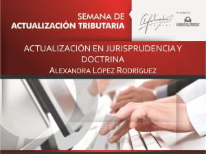 Actualización en Jurisprudencia y Doctrina