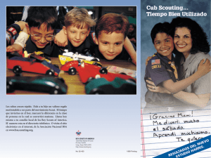 Cub Scouting… Tiempo Bien Utilizado