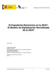 El Expediente Electrónico en la AEAT