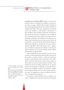 William Morris y la arquitectura del libro ideal