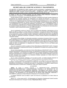 NOM-053-SCT-2-2010 - Secretaría de Comunicaciones y Transportes
