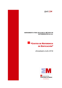METODO DE DETERMINACIÓN de:COSTES REFERENCIA 2015