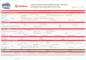 Formulario Solicitud de Tarjeta de Crédito Scotiabank l AAdvantage®