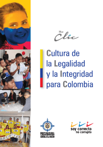 Cultura de la Legalidad y la Integridad para Colombia