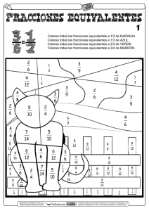 fracciones equivalentes