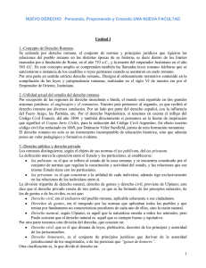 Derecho Romano - Nuevo Derecho UNLP