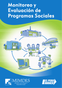 Monitoreo y Evaluación de Programas Sociales Monitoreo y