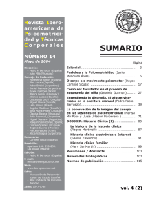 Revista Iberoamericana de Psicomotricidad y Técnicas Corporales