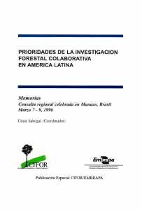 Spanish 1.3 MB - Center for International Forestry Research