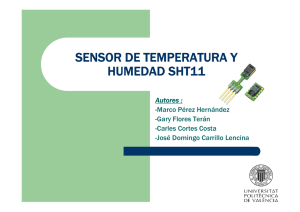 sensor de temperatura y humedad sht11