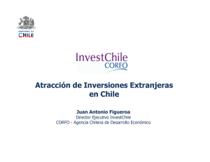 Atracción de Inversiones Extranjeras hil en Chile