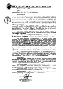 Resolución - Municipalidad Provincial de Coronel Portillo