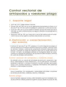 Control Vectorial Artropodos - Secretaría Distrital de Salud