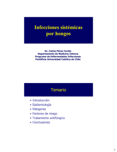Infecciones sistémicas por hongos