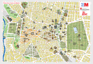 Plano Zona Centro de Madrid