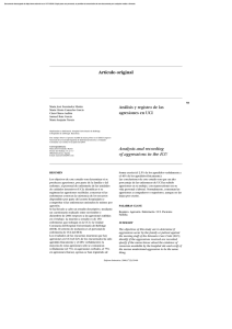 Artículo original Análisis y registro de las agresiones en UCI