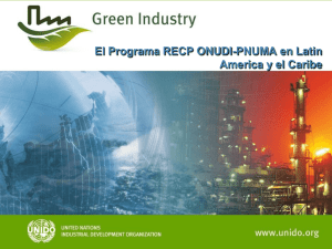 El Programa RECP ONUDI-PNUMA en Latin America y el Caribe