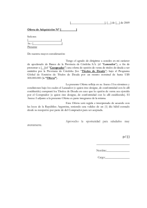 contrato de compra de put option de titulos valores privados