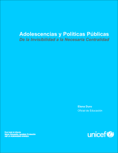 Adolescencias y Políticas Públicas