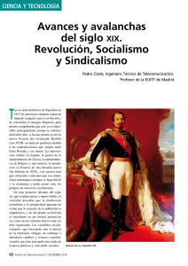 Avances y avalanchas del siglo XIX. Revolución, Socialismo y