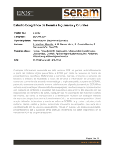 Estudio Ecográfico de Hernias Inguinales y Crurales