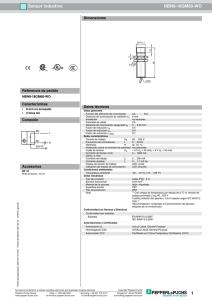 1 Sensor inductivo NBN8-18GM60-WO