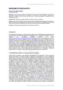 Marxismo Ecosocialista - Universidad Complutense de Madrid