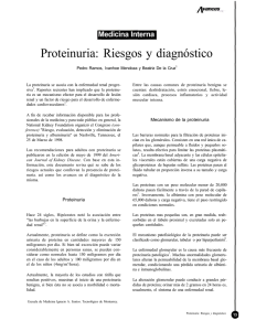 Proteinuria: Riesgos y diagnóstico