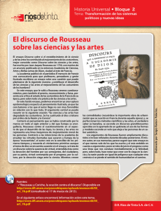 El discurso de Rousseau sobre las ciencias y las artes