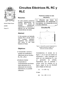 Circuitos Eléctricos RL RC y RLC