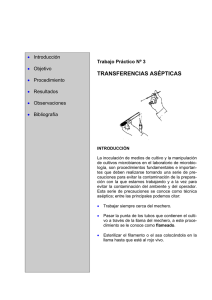 transferencias asépticas - Universidad Central de Venezuela