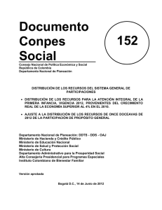 Documento Conpes Social 152