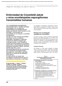 Enfermedad de Creutzfeldt-Jakob y otras encefalopatías